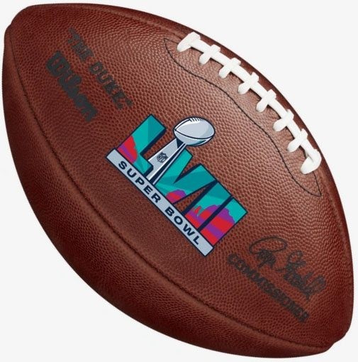 Wilson Super Bowl 57 NFL Roger Goodell The Duke Official Game Football New 2023