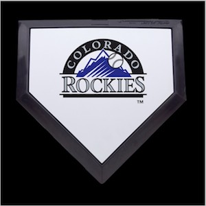 Colorado Rockies Authentic Full Size Home Plate