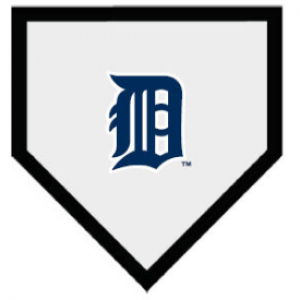 Detroit Tigers Authentic Full Size Home Plate