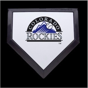 Colorado Rockies Authentic Mini Home Plate