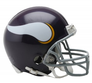 Minnesota Vikings 1961-1979 Throwback Replica Mini Helmet