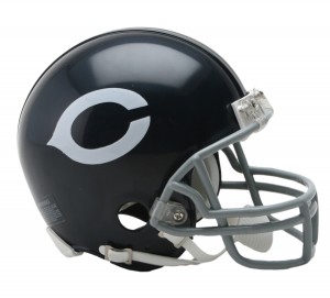 Chicago Bears 1962-1973 Throwback Replica Mini Helmet