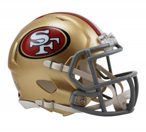 San Francisco 49ers Revolution Speed Mini Helmet