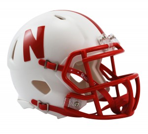 Nebraska Cornhuskers Revolution Speed Mini Helmet