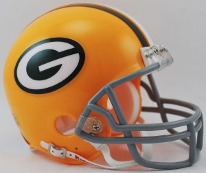 Green Bay Packers 1961-1979 Throwback Replica Mini Helmet