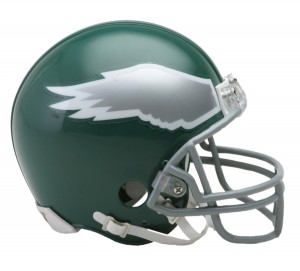 Philadelphia Eagles 1974-1995 Throwback Replica Mini Helmet
