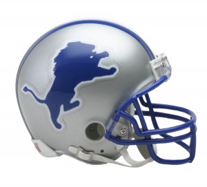 Detroit Lions 1983-2002 Throwback Replica Mini Helmet