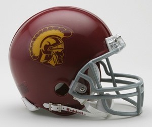 USC Trojans Riddell Mini Vsr4 Helmet