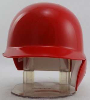 Scarlet Blank Customizable Replica Mini Batting Helmet Shell