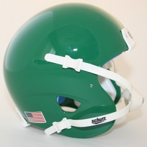 Schutt Kelly Green Blank Customizable XP Authentic Mini Football Helmet Shell
