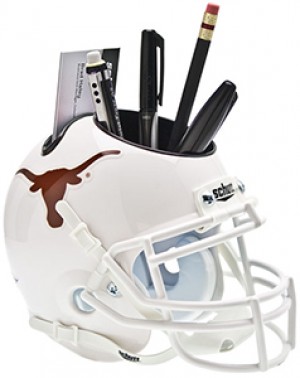 Texas Longhorns Authentic Mini Helmet Desk Caddy