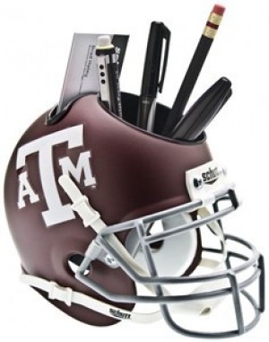 Texas A&M Aggies Authentic Mini Helmet Desk Caddy