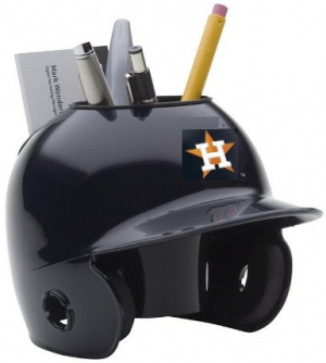 Schutt MLB Houston Astros Authentic Mini Batting Helmet Desk Caddy