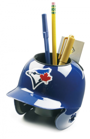Schutt MLB Toronto Blue Jays Authentic Mini Batting Helmet Desk Caddy