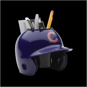 Chicago Cubs Authentic Mini Batting Helmet Desk Caddy