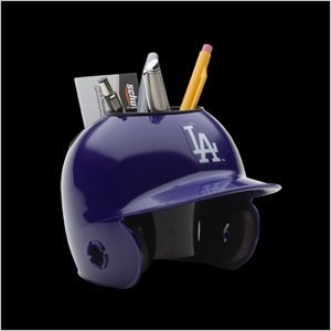 Los Angeles Dodgers Authentic Mini Batting Helmet Desk Caddy