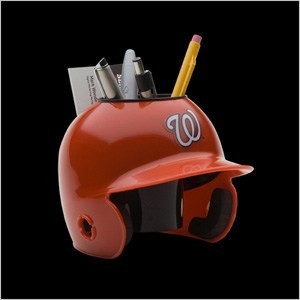Washington Nationals Authentic Mini Batting Helmet Desk Caddy