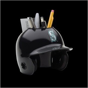 Seattle Mariners Authentic Mini Batting Helmet Desk Caddy