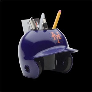 New York Mets Authentic Mini Batting Helmet Desk Caddy