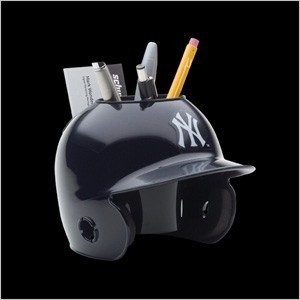 Schutt MLB New York Yankees Authentic Mini Batting Helmet Desk Caddy