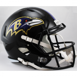 Riddell NFL Baltimore Ravens Revolution Speed Replica Full Size Helmet