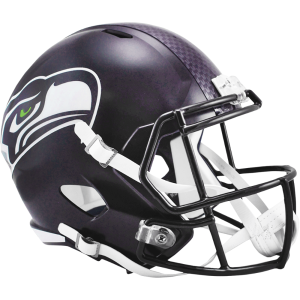 Seattle Seahawks Matte Navy Riddell Full Size Replica Speed Helmet