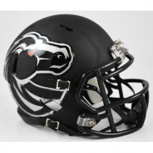 Riddell NCAA Boise St Broncos Matte Black Revolution Speed Mini Helmet