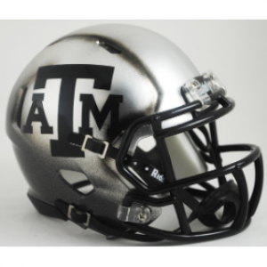 Riddell NCAA Texas A&M Aggies 2015 Throwback Ice Hydro Speed Mini Football Helmet