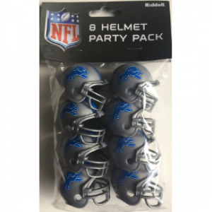 Riddell NFL Detroit Lions 2017 VSR4 Replica Gumball Party Pack Helmets 8ct