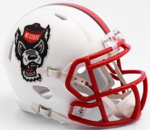 Riddell NCAA North Carolina St Wolfpack 2017 Tuffy Speed Mini Football Helmet
