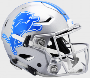 Riddell NFL Detroit Lions Authentic SpeedFlex Full Size Football Helmet