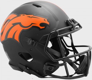 Denver Broncos 2020 Eclipse Riddell Full Size Authentic Speed Helmet