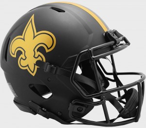 New Orleans Saints 2020 Eclipse Riddell Full Size Authentic Speed Helmet