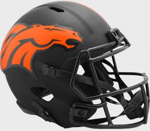 Denver Broncos 2020 Eclipse Riddell Full Size Replica Speed Helmet