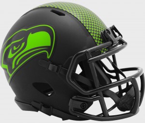 Seattle Seahawks 2020 Eclipse Riddell Mini Speed Helmet