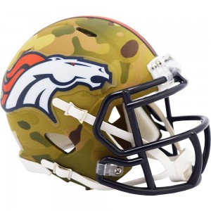 Denver Broncos 2020 Camo Riddell Mini Speed Helmet