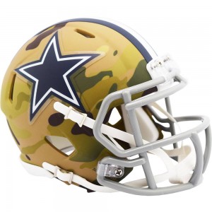 Dallas Cowboys 2020 Camo Riddell Full Size Replica Speed Helmet