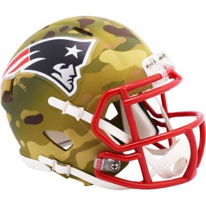 New England Patriots 2020 Camo Riddell Mini Speed Helmet