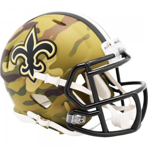 New Orleans Saints 2020 Camo Riddell Full Size Replica Speed Helmet