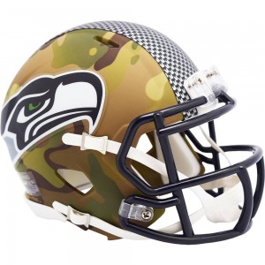 Seattle Seahawks 2020 Camo Riddell Full Size Replica Speed Helmet