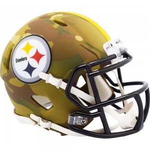 Pittsburgh Steelers 2020 Camo Riddell Mini Speed Helmet