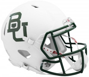 Baylor Bears Matte Green Authentic Revolution Speed Full Size Helmet