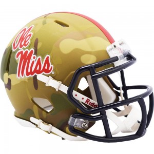 Mississippi (Ole Miss) Rebels 2020 Camo Riddell Mini Speed Helmet