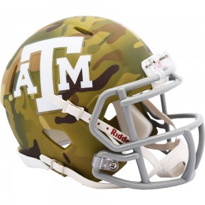 Texas A&M Aggies 2020 Camo Riddell Mini Speed Helmet