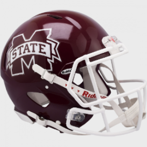 Mississippi St Bulldogs M State Riddell Full Size Authentic Speed Helmet New 2021