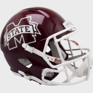 Mississippi St Bulldogs M State Riddell Full Size Replica Speed Helmet New 2021
