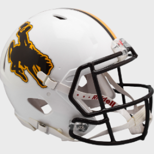 Wyoming Cowboys Riddell Full Size Authentic Speed Helmet New 2023