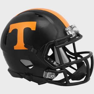 Tennessee Volunteers Dark Mode Black Shell Riddell Full Size Authentic Speed Helmet New 2022