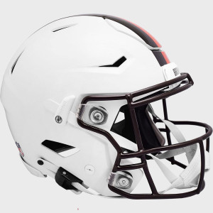 Cleveland Browns On-Field Alternate White Out Riddell Full Size Authentic SpeedFlex Helmet ​New 2023