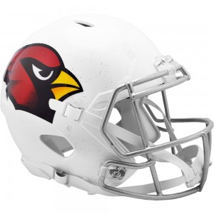 Arizona Cardinals Riddell Full Size Authentic Speed Helmet Metallic Flake Shell with Silver Facemask New 2023